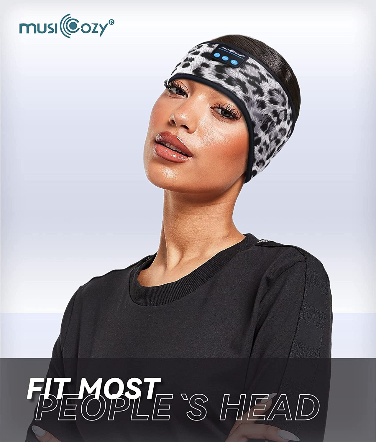 Sleep Headphones Bluetooth 5.2 Headband, Wireless Music Sleeping Eye Mask Earbuds Earphones for Sports Workout Running Travel Yoga Office Cool Gadgets Unique for Mom Women