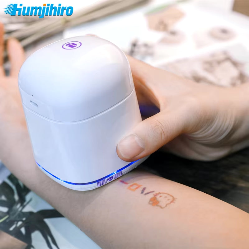 1200Dpi Portable Mobile Handheld Color Inkjet Printer WIFI Wireless Tattoo Logo Printing Inkjet Printer for Android