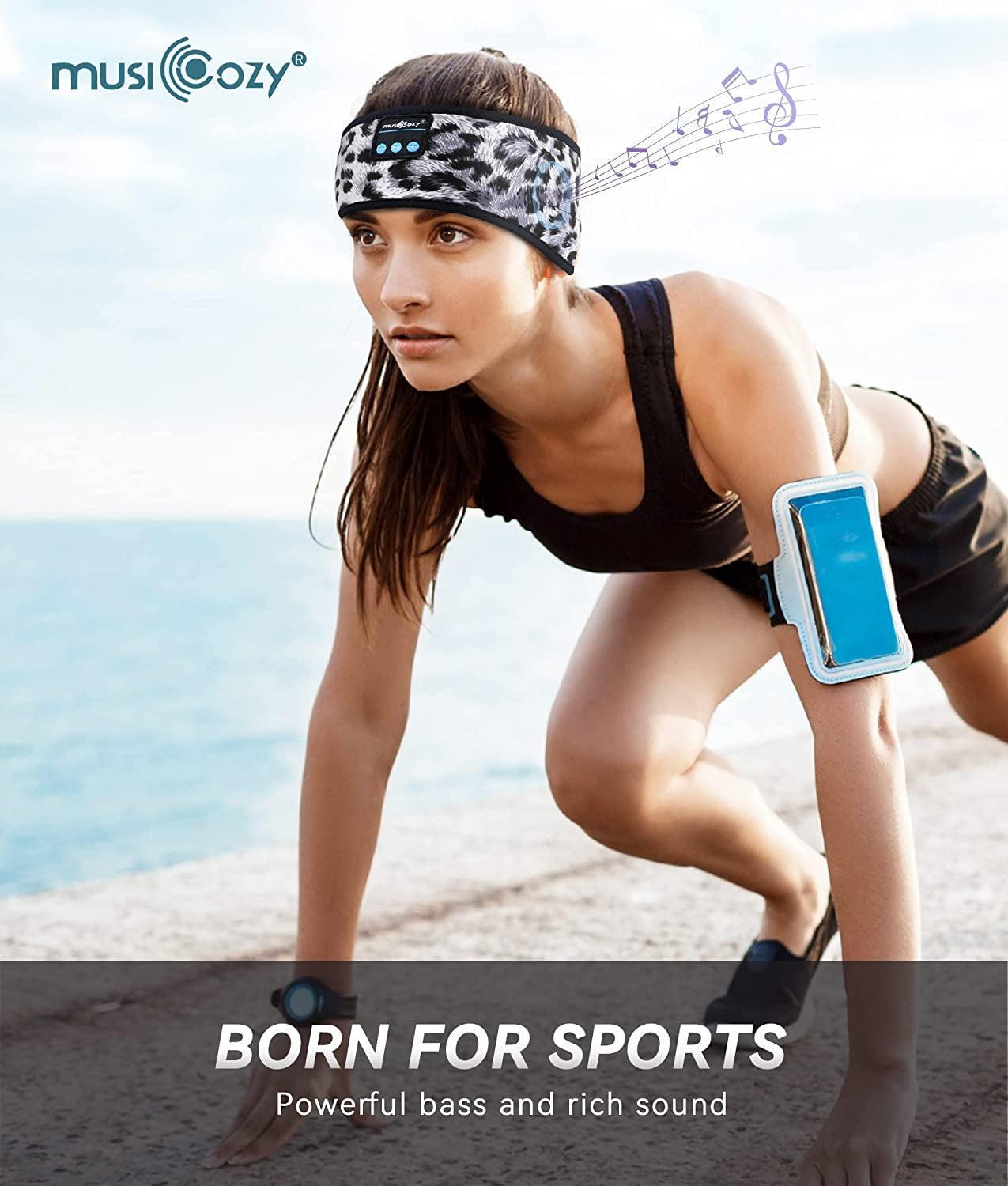 Sleep Headphones Bluetooth 5.2 Headband, Wireless Music Sleeping Eye Mask Earbuds Earphones for Sports Workout Running Travel Yoga Office Cool Gadgets Unique for Mom Women